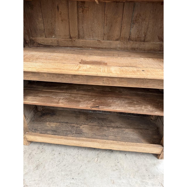 Wood 18th Century Two-Part Display Sideboard For Sale - Image 7 of 12
