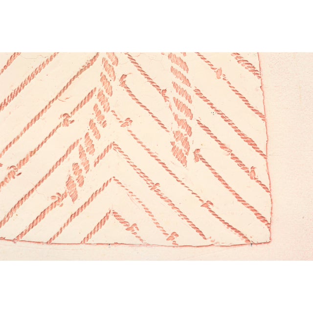 Kimono With Rope Texture - Collagraph Master Plate by Patricia A. Pearce For Sale - Image 4 of 6