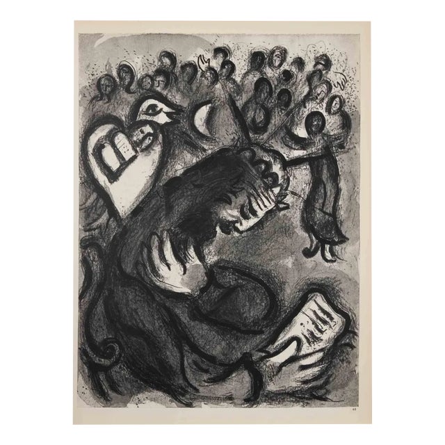 Marc Chagall, Moses Recites the Commandments, 1960 For Sale