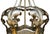 Gold Antique Italian Tole Hanging Lantern For Sale - Image 8 of 8