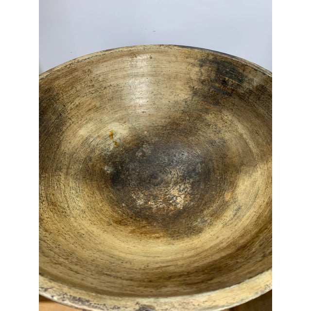 Large Antique Earthenware Bowl For Sale - Image 11 of 11