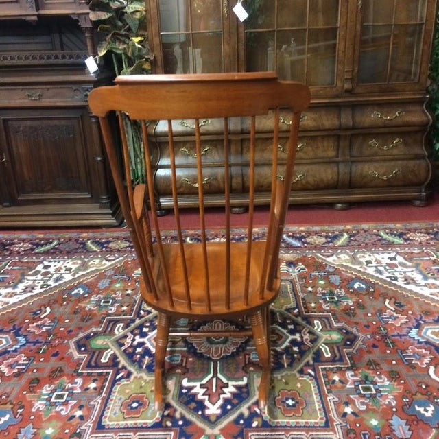 Vintage Rocking Chair, Cherry Wood, Nichols and Stone Furniture Chairish