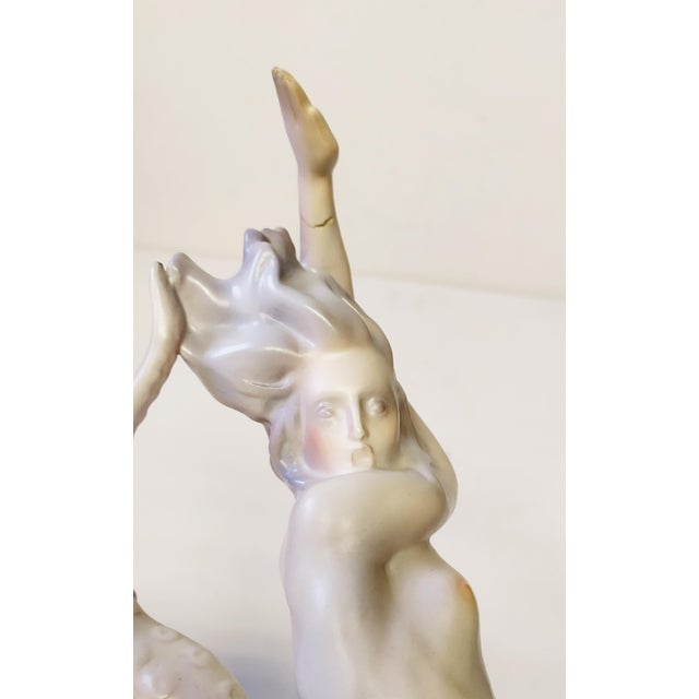 Large Ceramic Siren Sculpture from Mapelli, 1940s For Sale - Image 3 of 10