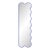 Hvyli Q9 - Narrow Modern Asymmetrical Blue Mirror by Oitoproducts For Sale