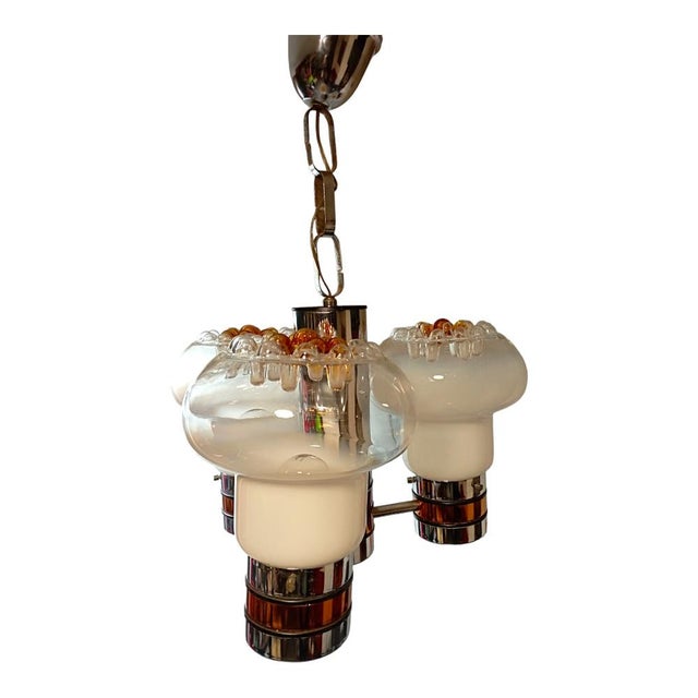 Goldenrod Ceiling Lamp by Toni Zuccheri for Mazzega For Sale - Image 8 of 18