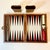 1950s Vintage Boho Chic Americana Magnetic Travel Backgammon Game Set. For Sale - Image 4 of 10