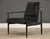 1950s Danish Modern Ebonized Black Cerused Lounge Chair For Sale In Boston - Image 6 of 12