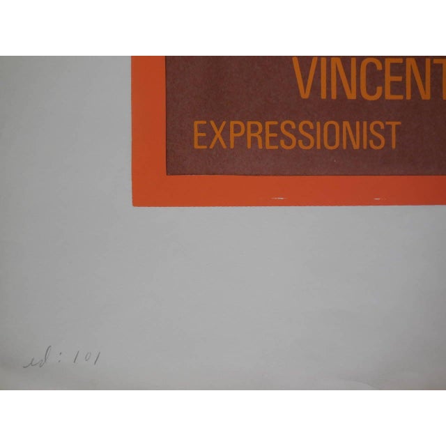 Pop Art John Brower, Pop Art Vincent Van Gogh Serigraph, 1968 For Sale - Image 3 of 5