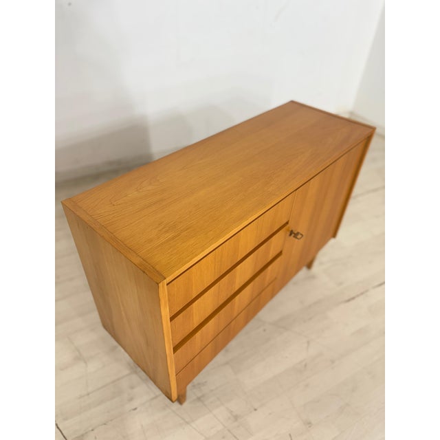 Brown Mid-Century Chest of Drawers, 1960s For Sale - Image 8 of 15