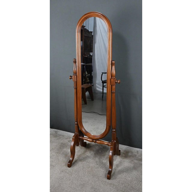 Mahogany Psyche Part 2 Mirror, 20th Century For Sale - Image 14 of 16