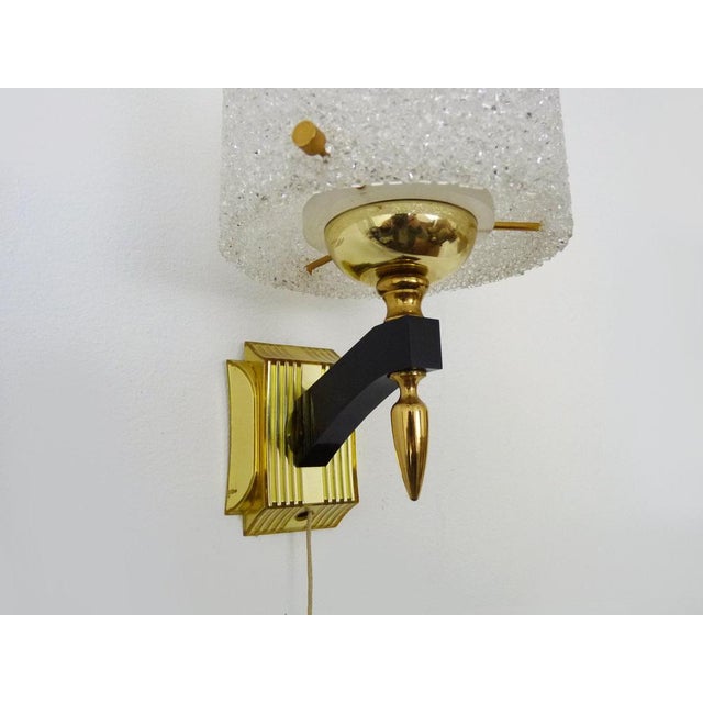 1950s Minimalist Acrylic Glass and Granite Sconces, 1950s, Set of 2 For Sale - Image 5 of 9