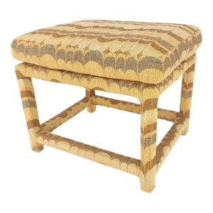 Thayer Coggin Milo Baughman Foot Stool Bench Ottoman Seat 1970s
