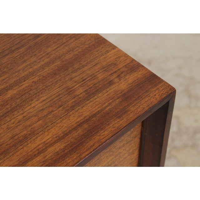 Pair of Drexel Perspective Walnut Nightstands For Sale - Image 9 of 16