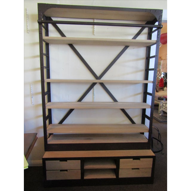 Restoration Hardware Dutch Shipyard Triple Shelving Chairish