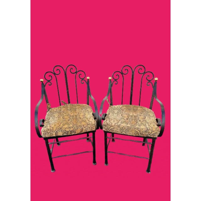 Iconic style dining armchairs in the style and manner of Mario Papperzini. Could also be used for garden accent chairs...