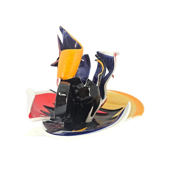 Neil Williams 1990 California Postmodern Deconstructed Ceramic Vessel Sculpture For Sale In San Francisco - Image 6 of 15