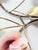 Vintage Mid-Century Brass Wall Sculpture, Dogwood/Magnolia Blossom Branches, Pair For Sale - Image 4 of 6