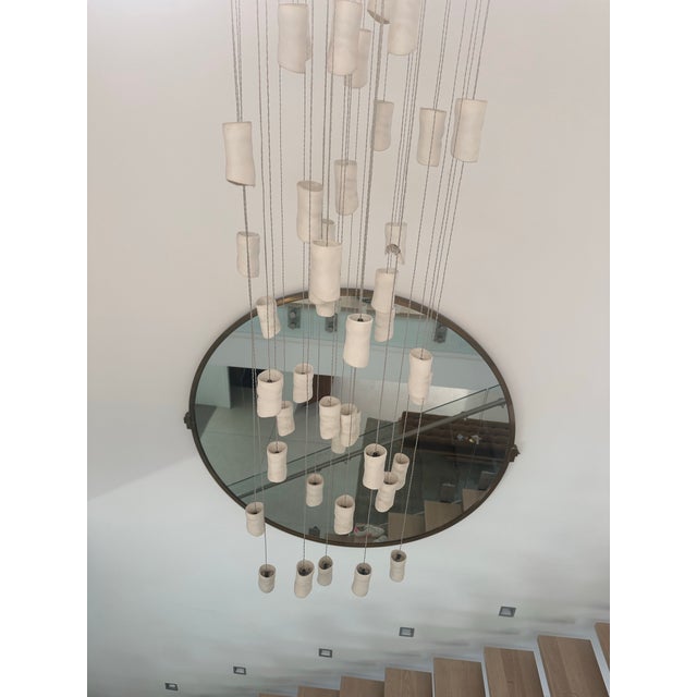 Custom Made Porcelain Chandelier For Sale In Los Angeles - Image 6 of 8