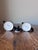 Ceramic Vintage 1978 Fitz and Floyd Black Glazed Sugar Bowl With Lid and Creamer, Made in Japan For Sale - Image 7 of 7