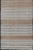 Tan Mid 20th Century Vintage Turkish Kilim Rug With Horizontal Stipes in Light Brown Blue Taupe Multicolor For Sale - Image 8 of 10