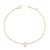 Immerse yourself in the understated elegance of this 10K yellow gold bracelet, for an enrapturing shimmer that captures...