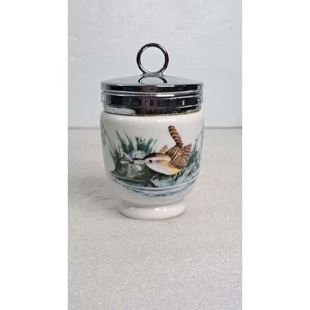 Mid 20th Century English Porcelain Egg Coddlers by Royal Worcester & Crown Staffordshire - Set of 4 For Sale - Image 12 of 17