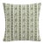 22" Indoor/Outdoor Pillow in Boho Block Leaf For Sale In Chicago - Image 6 of 6