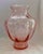 1930s Pink Depression Glass Vase For Sale - Image 5 of 10