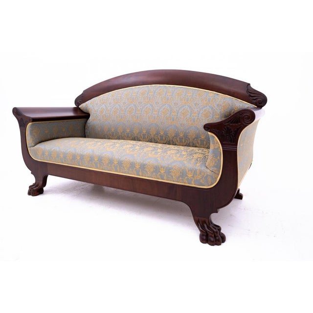 Antique Biedermeier Sofa, Northern Europe, 1880s For Sale - Image 4 of 11