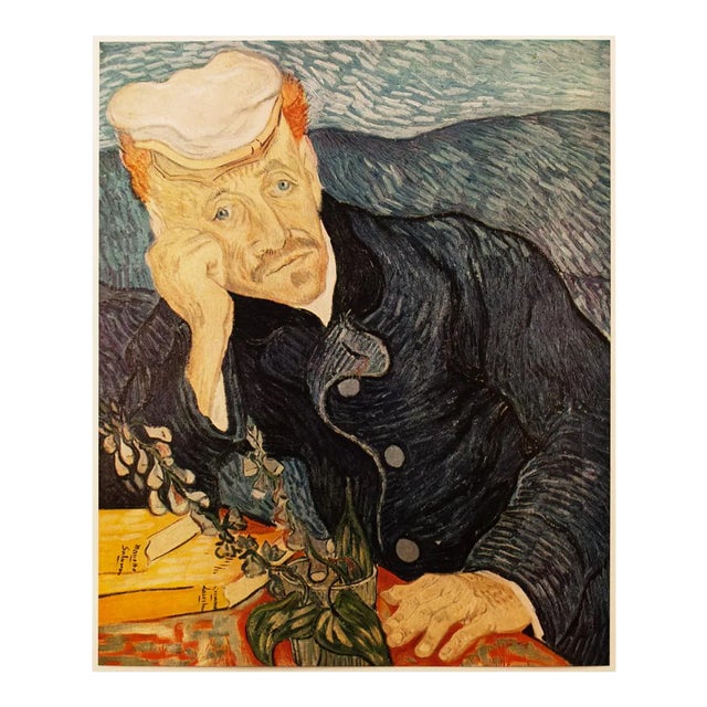 1954 After Van Gogh "Portrait of Dr. Gachet", First Edition Print For Sale