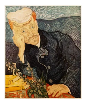 1954 After Van Gogh "Portrait of Dr. Gachet", First Edition Print