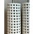 Vintage Lattice Ceramic and Chrome Lamps - Pair For Sale - Image 9 of 12