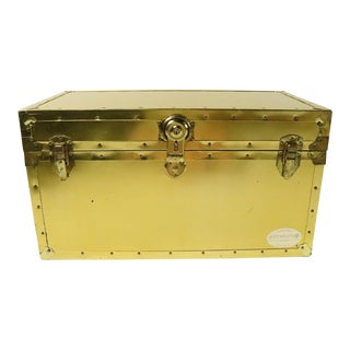 Brass Trunk by Everlite For Sale