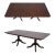Theodore Alexander Double Pedestal Mahogany Dining Table For Sale