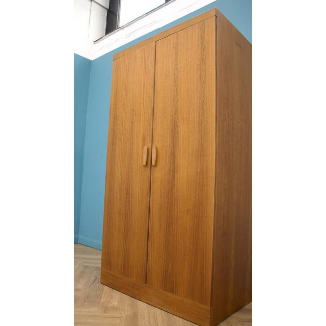 Wood Mid-Century Modern Teak Quadrille Wardrobe from G-Plan, 1960s For Sale - Image 7 of 12