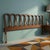 King Size Mid-Century Modern Walnut Headboard With Elegant Arches For Sale - Image 6 of 12