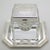 Vintage Italian Handmade Genuine Silver Inkwell in Glass and Silver with Tray from Prato Tuscany, 1970s For Sale - Image 18 of 18