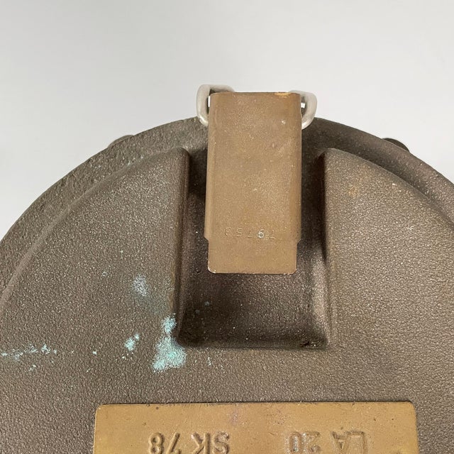 Mid-Century Modern Italian Ships Lamp in Wood, Glass and Metal, 1950s For Sale - Image 11 of 18