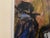 Bruno Paoli "Elegant Illusions" Original Italian Modern Figurative Portrait, 20th Century Florence Italy Fine Art Painting, Oil on Board, 26.5x22.5" For Sale In Monterey, CA - Image 6 of 9