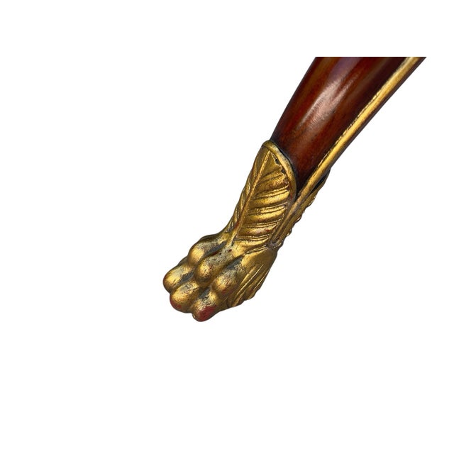 Wood Maitland Smith French Empire / Regency Style Bench For Sale - Image 7 of 11