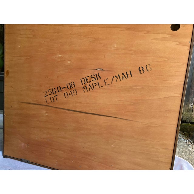 1980s Hickory Kaylyn "Gear" Mahogany & Birdseye Maple Bar Cabinet Storage Cabinet and Foot For Sale - Image 14 of 16