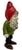 Figurative Hard to Find Unusual Model Antique American Cast Iron Figurative Standing Gnome Doorstop - Circa 1920s For Sale - Image 3 of 18