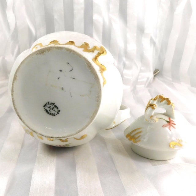 Late 18th Century Dated Jean Pouyat Limoges Chocolate Pot Teapot For Sale - Image 11 of 15