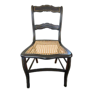 Late 1800s Paint Decorated Side Chair