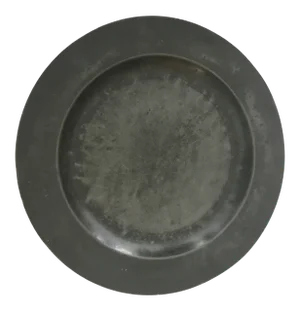 Circa 1790 Bristol England W. Cooke Pewter Charger 16.25"