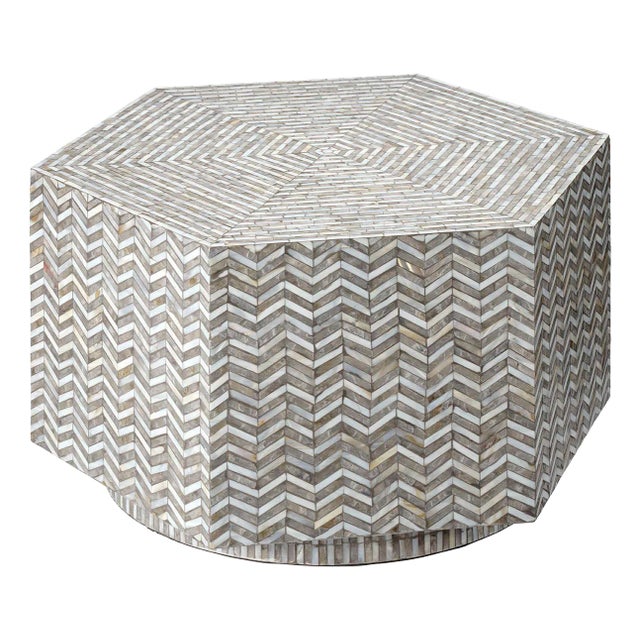 Jamie Young Brando Hexagon Coffee Table For Sale