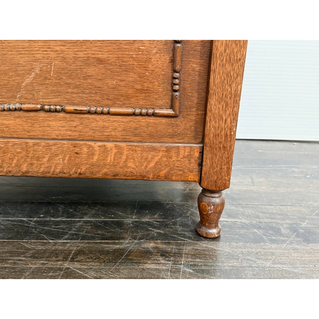 English Barley Twist Umbrella/Walking Stick Entry Bench, Antique For Sale - Image 12 of 12