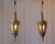 English Gothic Revival painted iron single-light lanterns from the 19th century, priced and sold per pair. Two pairs are...