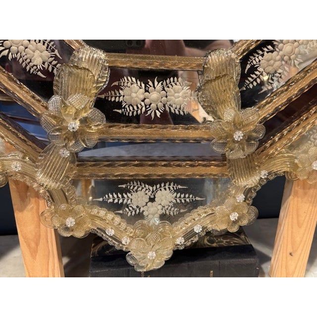Mid 20th Century Mid 20th Century Venetian Mirror For Sale - Image 5 of 6