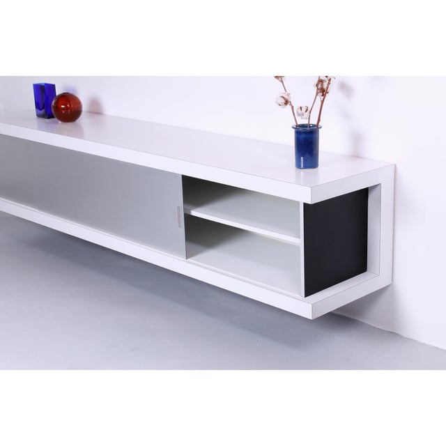 Postmodern Black and White Sideboard by Wim Wilson for Castelijn, 1960s For Sale - Image 4 of 14